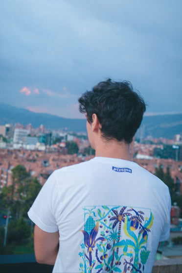 Piragua Blue Flora Shirt